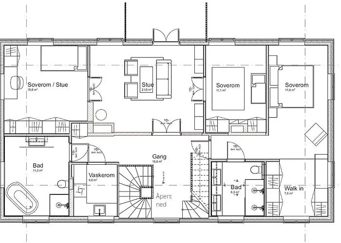 Unik Villaeiendom, Totalrenovert I Klassisk Stil *